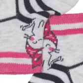 Чорапи с принт на коте за бебе, сиви Chicco 245612 2