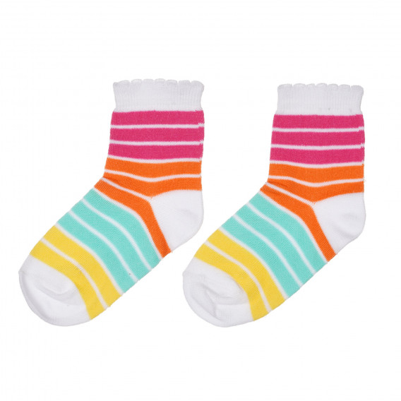 Комплект от 3 броя чорапи на райе за бебе Chicco 245633 2