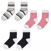 Комплект от 3 бр. чорапи за бебе, многоцветни Chicco 245648 