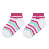 Комплект от два чифта раирани чорапи за бебе Chicco 245659 2