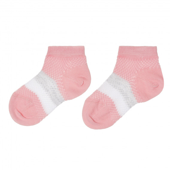 Комплект от два чифта раирани чорапи за бебе Chicco 245661 4