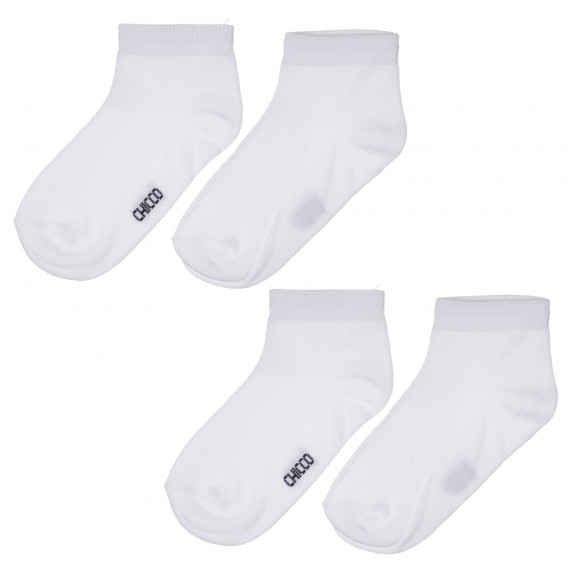 Комплект от два броя чорапи, бели Chicco 245671 