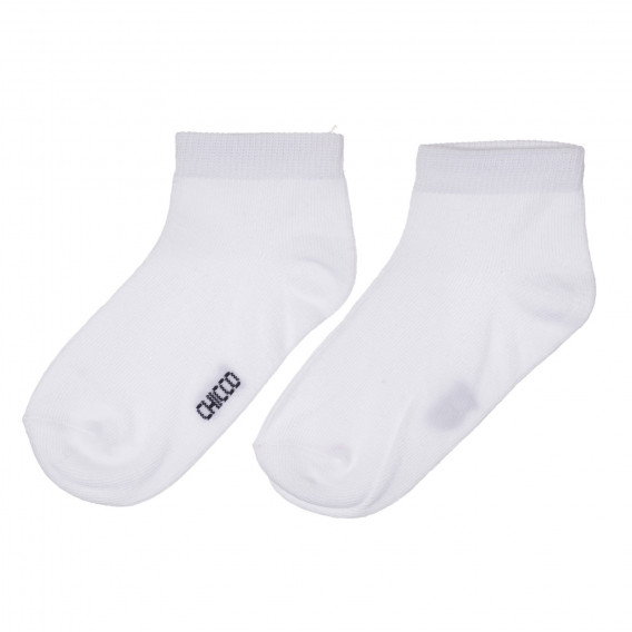 Комплект от два броя чорапи, бели Chicco 245672 2