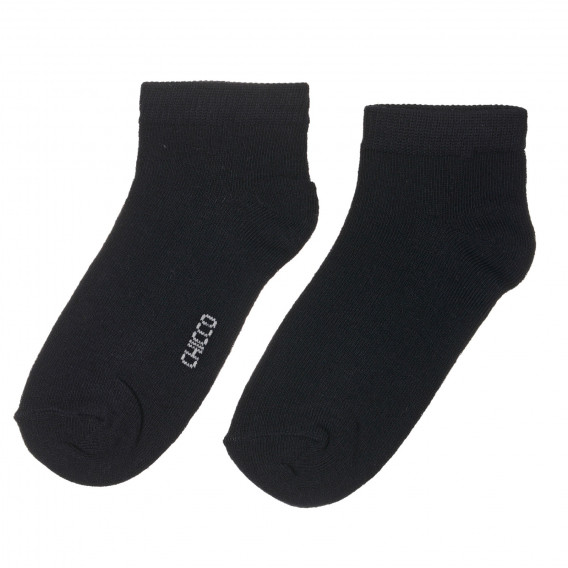 Комплект от два чифта чорапи с името на бранда, тъмно сини Chicco 245675 2