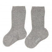 Чорапи с логото на бранда за бебе, сиви Chicco 245680 