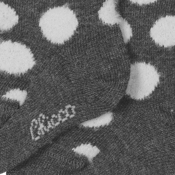 Чорапи на точки за бебе, сиви Chicco 245683 2