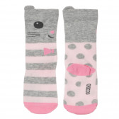К-кт от два чифта чорапи за бебе, многоцветни Chicco 245687 4