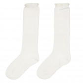 Чорапи с 3/4 дължина, бели Chicco 245710 