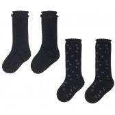 Комплект от два броя чорапи, черни Chicco 245733 