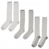 Комплект от 3 чифта чорапи, сиви Chicco 245738 6