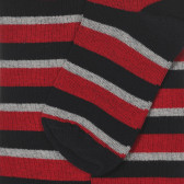 Раирани чорапи, в червено, сиво и черно Chicco 245744 2