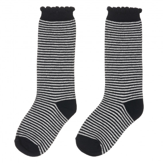 Комплект памучни чорапи за бебе, черни Chicco 245756 2