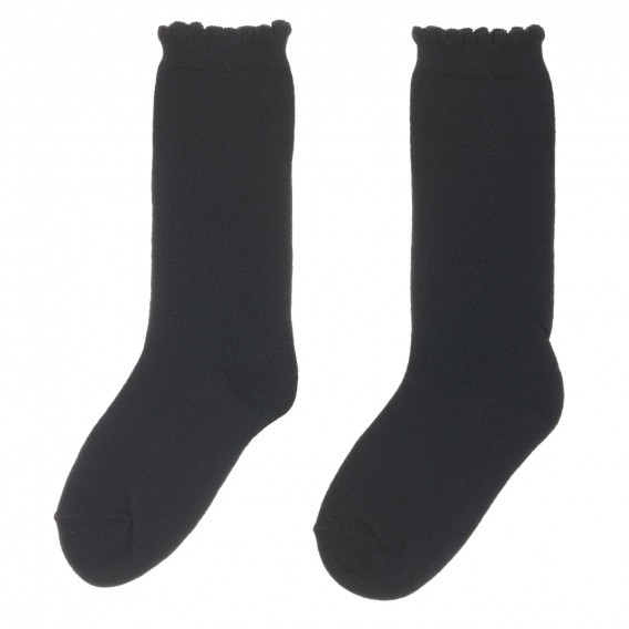 Комплект памучни чорапи за бебе, черни Chicco 245758 4