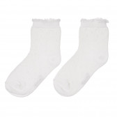 Чорапи с релефни точки, бели Chicco 245762 