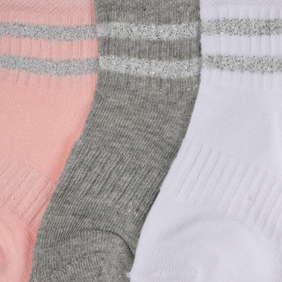 Комплект от 3 чифта чорапи за бебе, многоцветни Chicco 245782 3