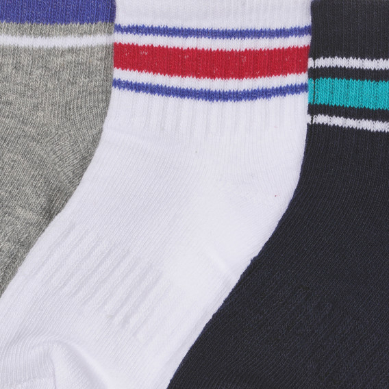 Комплект от три чифта чорапи за бебе, многоцветни Chicco 245787 3