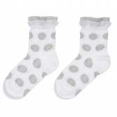Комплект от два чифта чорапи, бели Chicco 245793 4