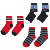 Комплект от три чифта чорапи, многоцветни Chicco 245802 