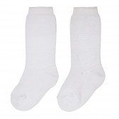 Чорапи релефни за бебе, бели Chicco 245809 