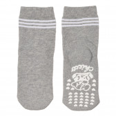 Чорапи с бели ивици за бебе, сиви Chicco 245811 