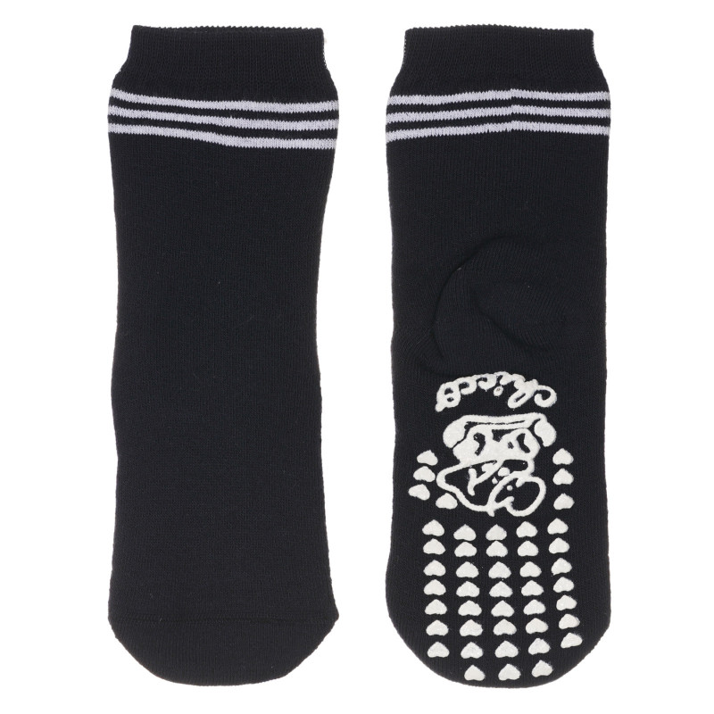 Чорапи с бели ивици за бебе, сини  245815