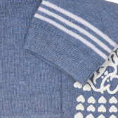 Чорапи с бели ивици за бебе, светло сини Chicco 245820 2