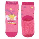 Чорапи с пчеличка за бебе, розови Chicco 245821 