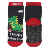 Чорапи Happy Dinosaur за бебе, тъмно сини Chicco 245823 