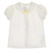 Памучна риза с фигурален принт за бебе, бяла Chicco 245930 