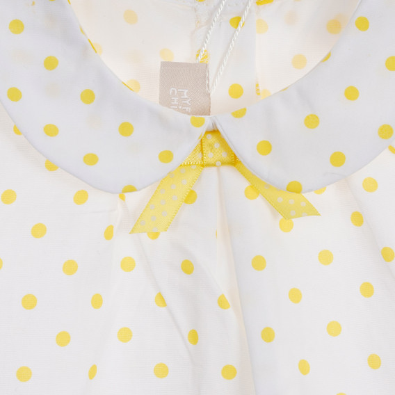 Памучна риза с фигурален принт за бебе, бяла Chicco 245931 2