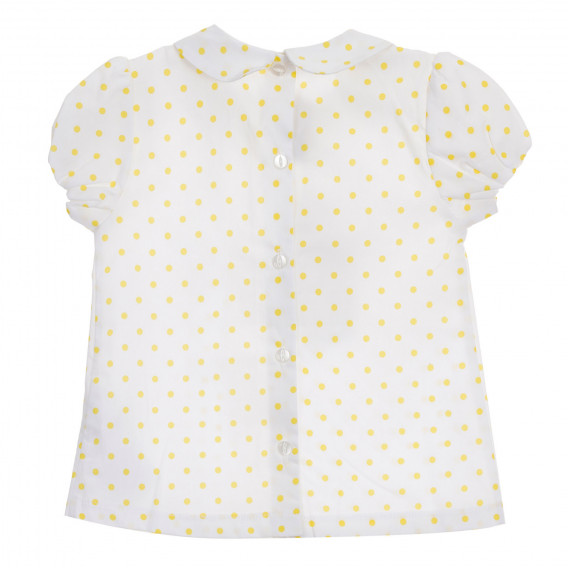 Памучна риза с фигурален принт за бебе, бяла Chicco 245933 4