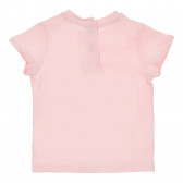 Памучна тениска Small Princess за бебе, розова Chicco 246119 4
