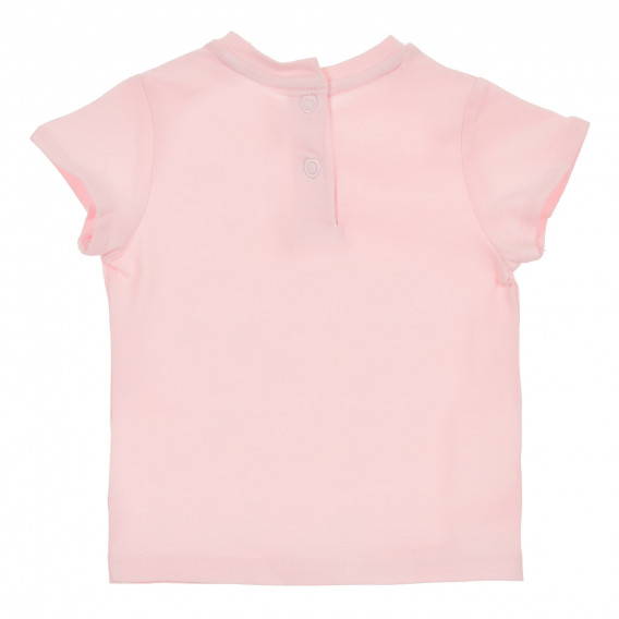 Памучна тениска Small Princess за бебе, розова Chicco 246119 4