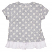 Памучна тениска с фигурален принт за бебе, сива Chicco 246155 4