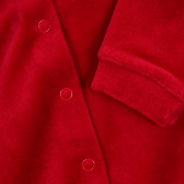 Плюшен гащеризон с коледни мотиви в бяло и червено за бебе Chicco 246200 3
