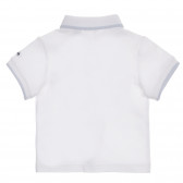Памучна блуза с къс ръкав за бебе, бяла Chicco 246241 4