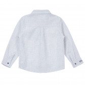 Памучна риза с фигурален принт за бебе, бяла Chicco 246249 4