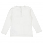 Памучна блуза с щампа на пингвини за бебе, бяла Chicco 246253 4