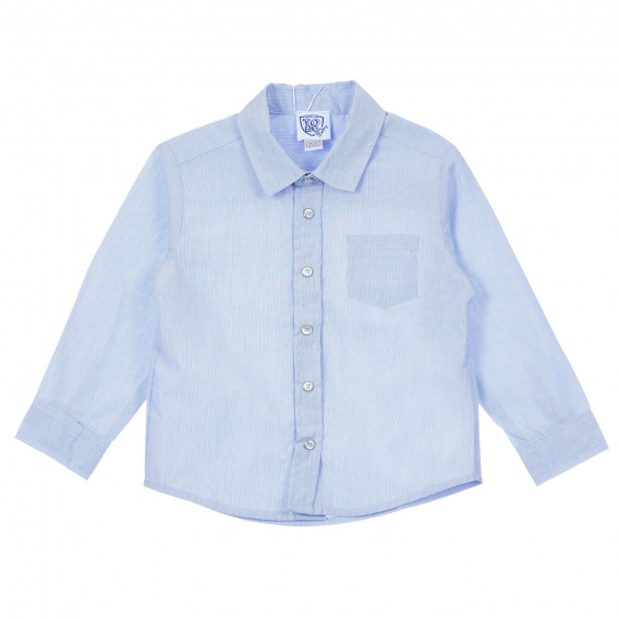 Памучна риза за бебе, синя Chicco 246290 