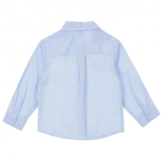 Памучна риза за бебе, синя Chicco 246293 4