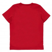 Памучна тениска с щампа, червена Chicco 246353 4