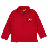 Памучна блуза с апликация за бебе, червена Chicco 246409 
