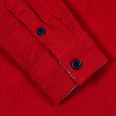 Памучна блуза с апликация за бебе, червена Chicco 246411 3