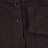 Памучна блуза с щампа на коте за бебе, тъмно кафява Chicco 246419 3