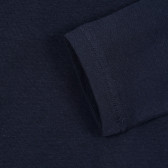 Памучна блуза с графичен принт за бебе, тъмно синя Chicco 246435 3