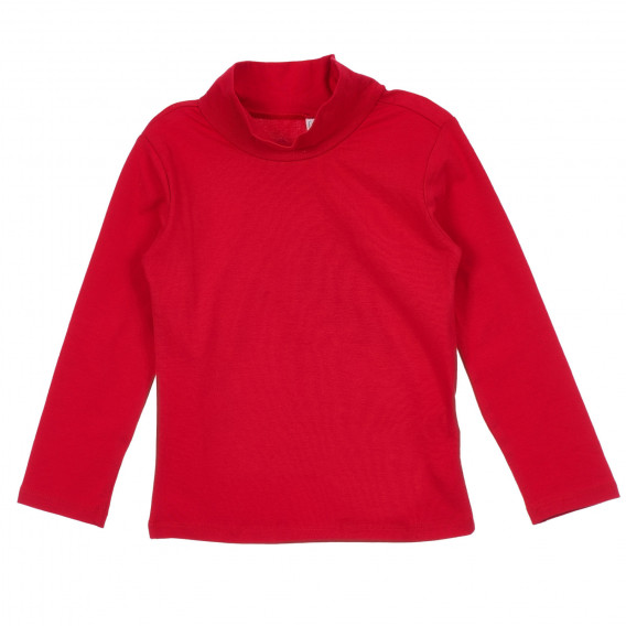 Памучна блуза тип поло за бебе, червена Chicco 246437 