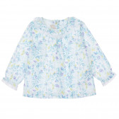 Памучна блуза с флорални мотиви за бебе, многоцветна Chicco 246457 