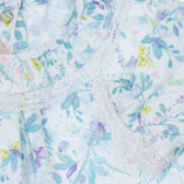 Памучна блуза с флорални мотиви за бебе, многоцветна Chicco 246458 2