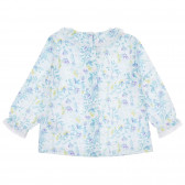 Памучна блуза с флорални мотиви за бебе, многоцветна Chicco 246460 4
