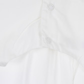 Памучна блуза с къдрички за бебе, бяла Chicco 246471 3